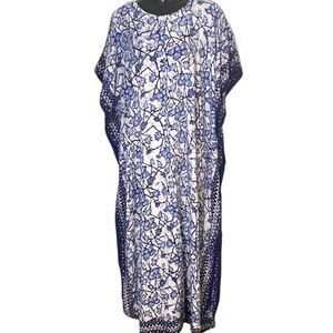Vintage Batik Caftan  harni original design Indonesia Cotton Flowy Resort